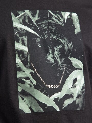 BOSS Футболка 'Animali' в Черный