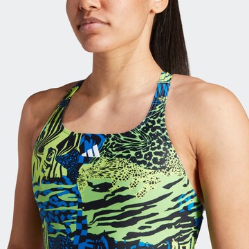 ADIDAS PERFORMANCE Bustier Sportbadeanzug in Grün