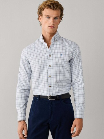 Hackett London Regular fit Button Up Shirt in Blue: front