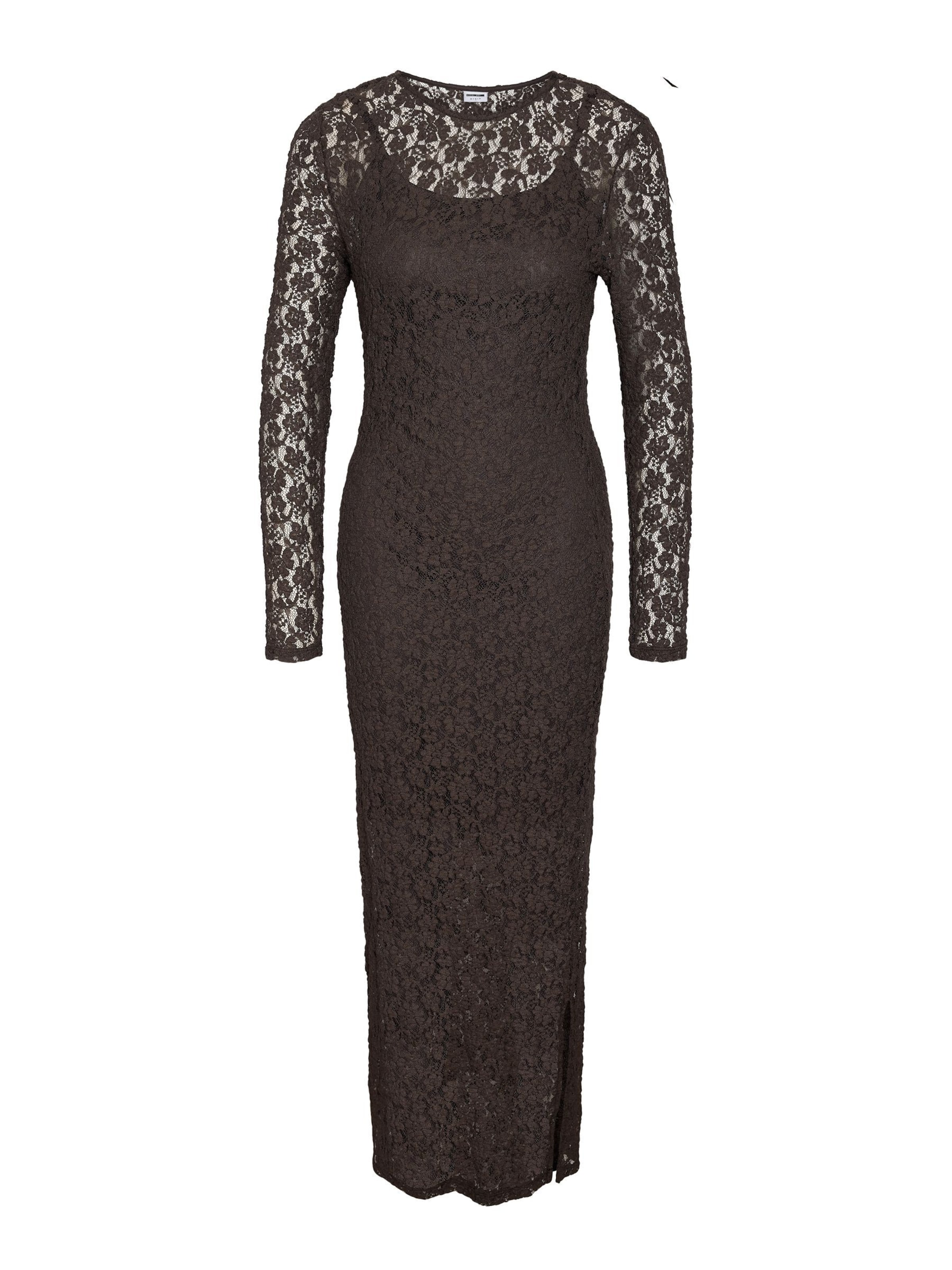Robe 'NMMiriam' Noisy may en marron : devant
