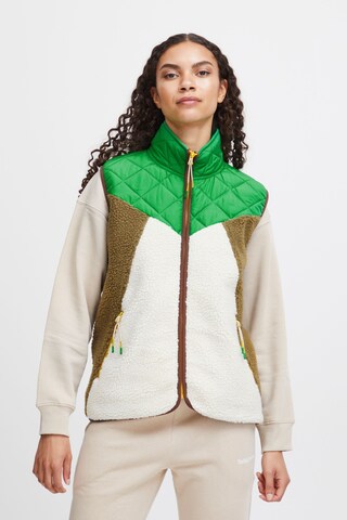 Gilet 'Berri' The Jogg Concept en vert : devant