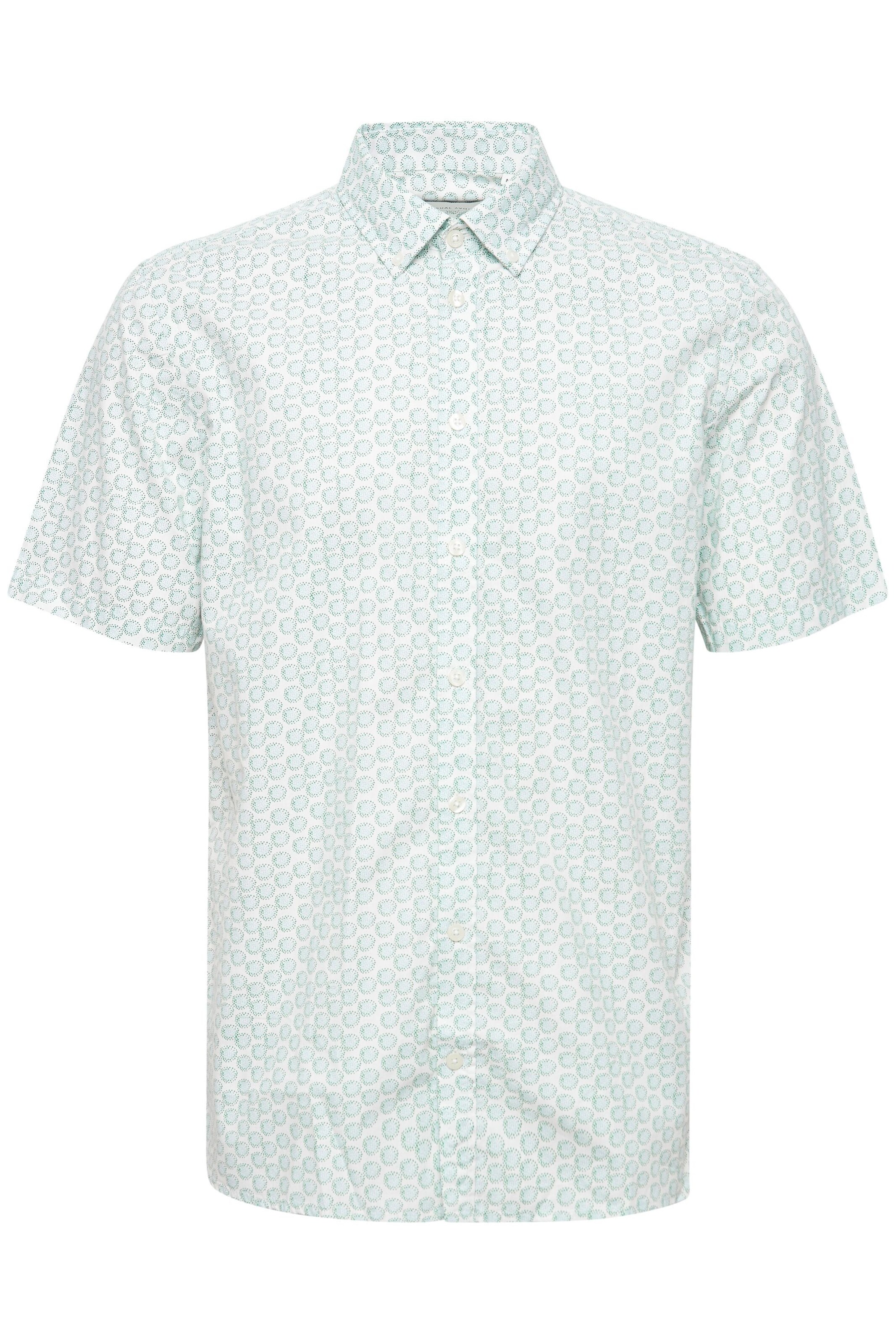 Casual Friday Regular fit Button Up Shirt in Green: front
