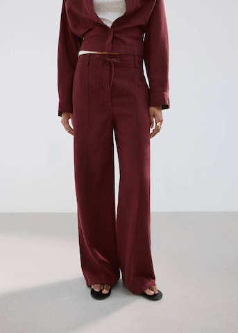 MANGO Wide leg Pants 'Ricardo' in Orange: front