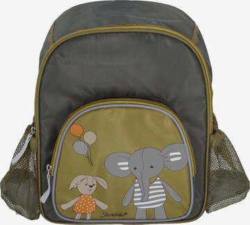 STERNTALER Backpack ' Elefant Eddy + Hase Happy' in Grey: front