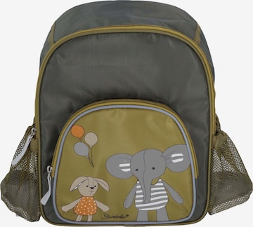 STERNTALER Rucksack ' Elefant Eddy + Hase Happy' in Grau: predná strana