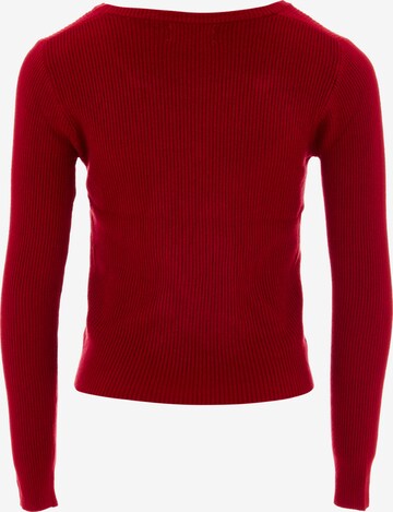 Pull-over NALLY en rouge