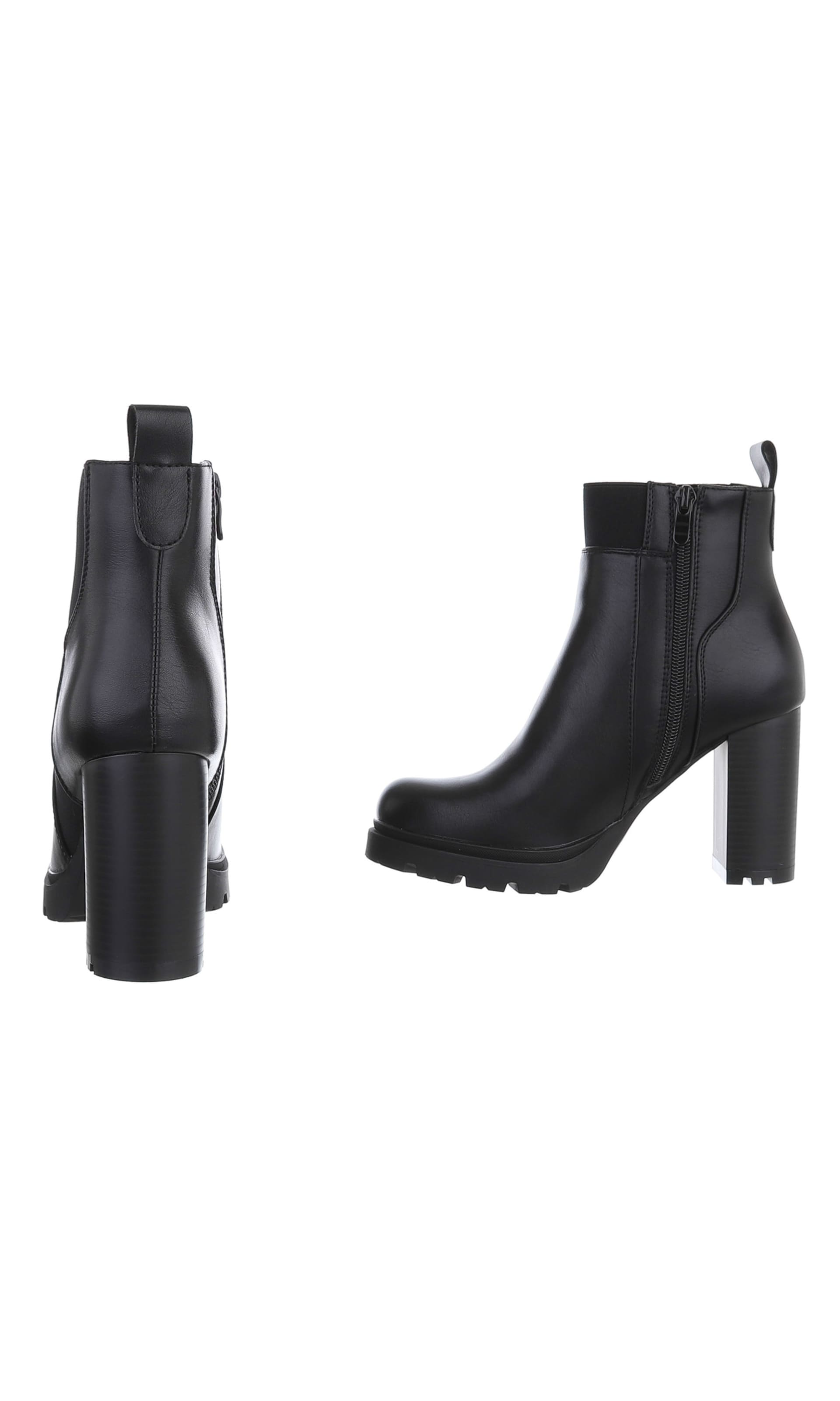 Ital-Design Stiefelette in Schwarz