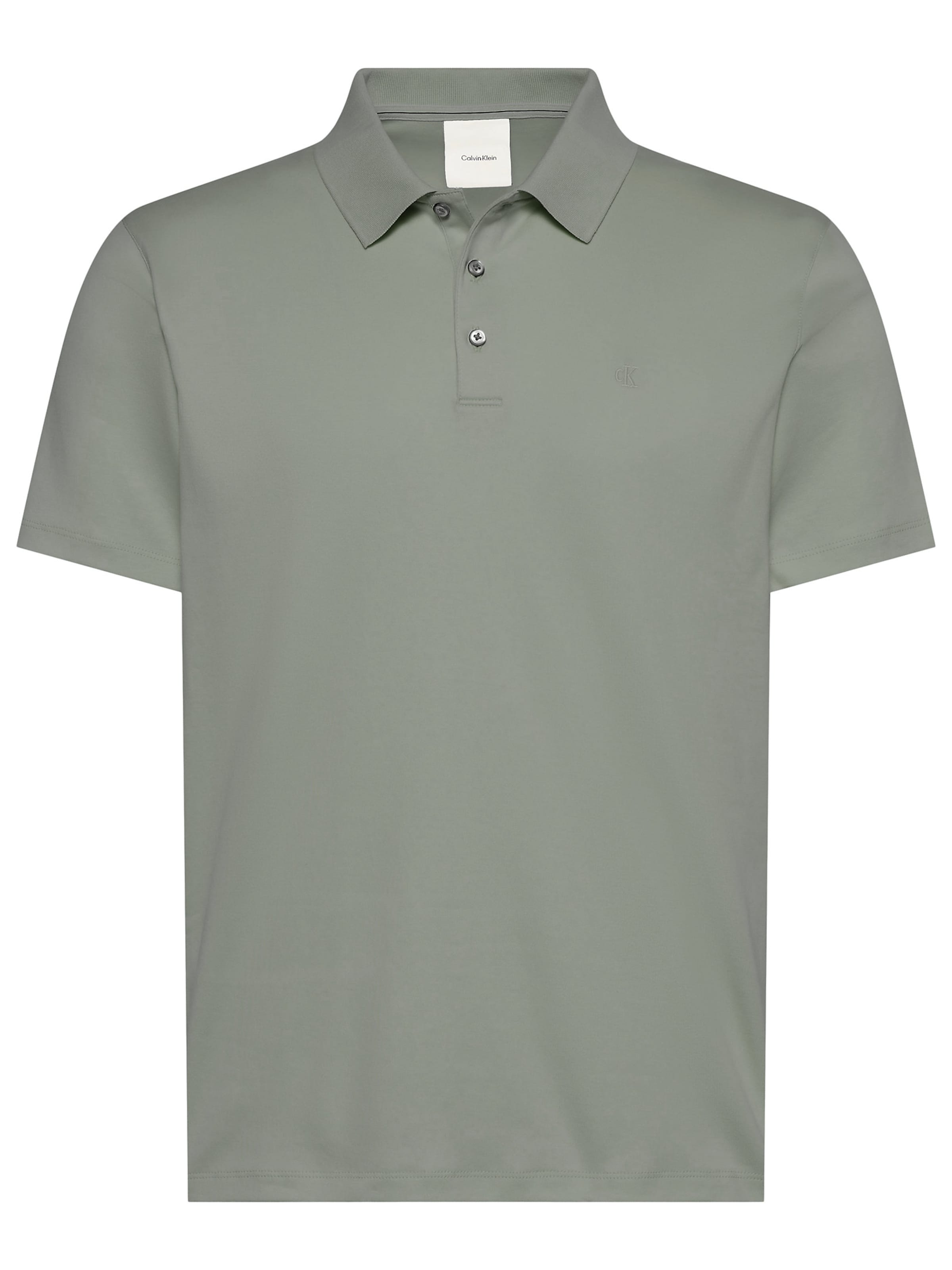Calvin Klein Poloshirt in basaltgrau, Produktansicht