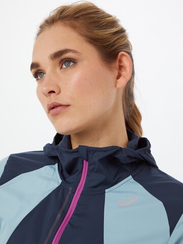 ASICS Športna jakna 'Visibility' | modra barva