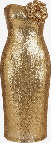 GODDIVA Festkjole i guld: forside