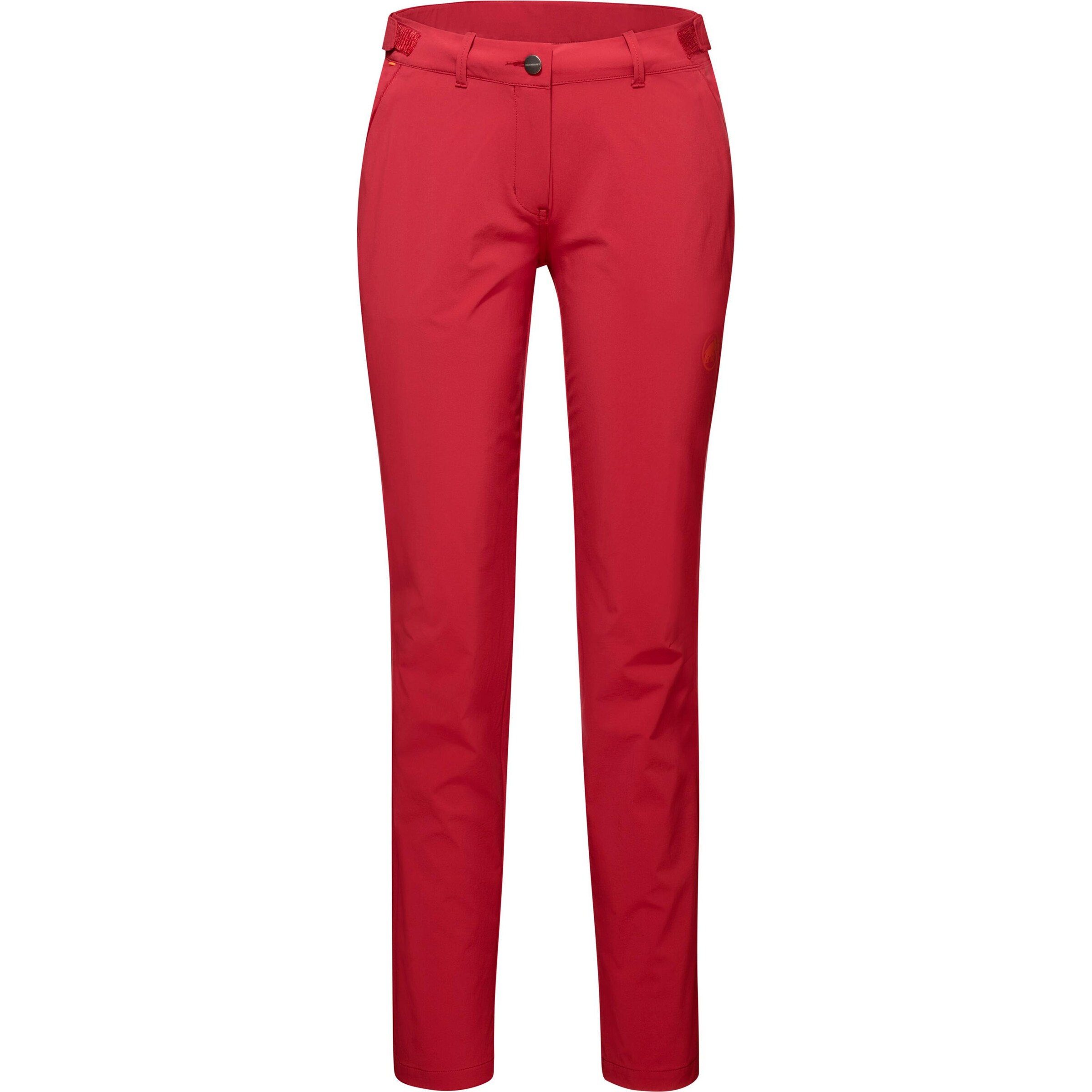 MAMMUT Regular Outdoor Pants 'Runbold' in Red: front