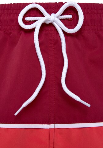 Pantaloncini da bagno di s.Oliver in rosso
