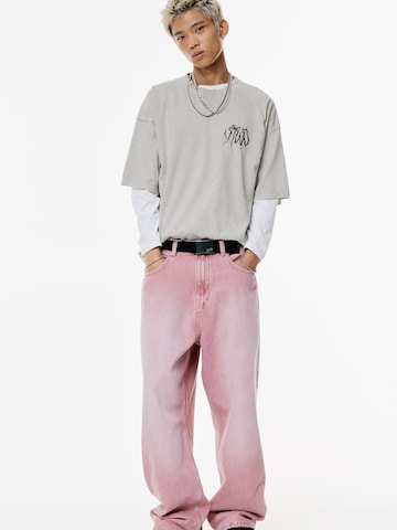 Pull&Bear Tričko 'STWD' – šedá