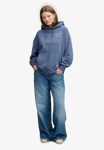 Sweat-shirt 'Luxe Casual' Superdry & Co en bleu