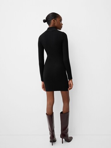 Abito in maglia di Bershka in nero