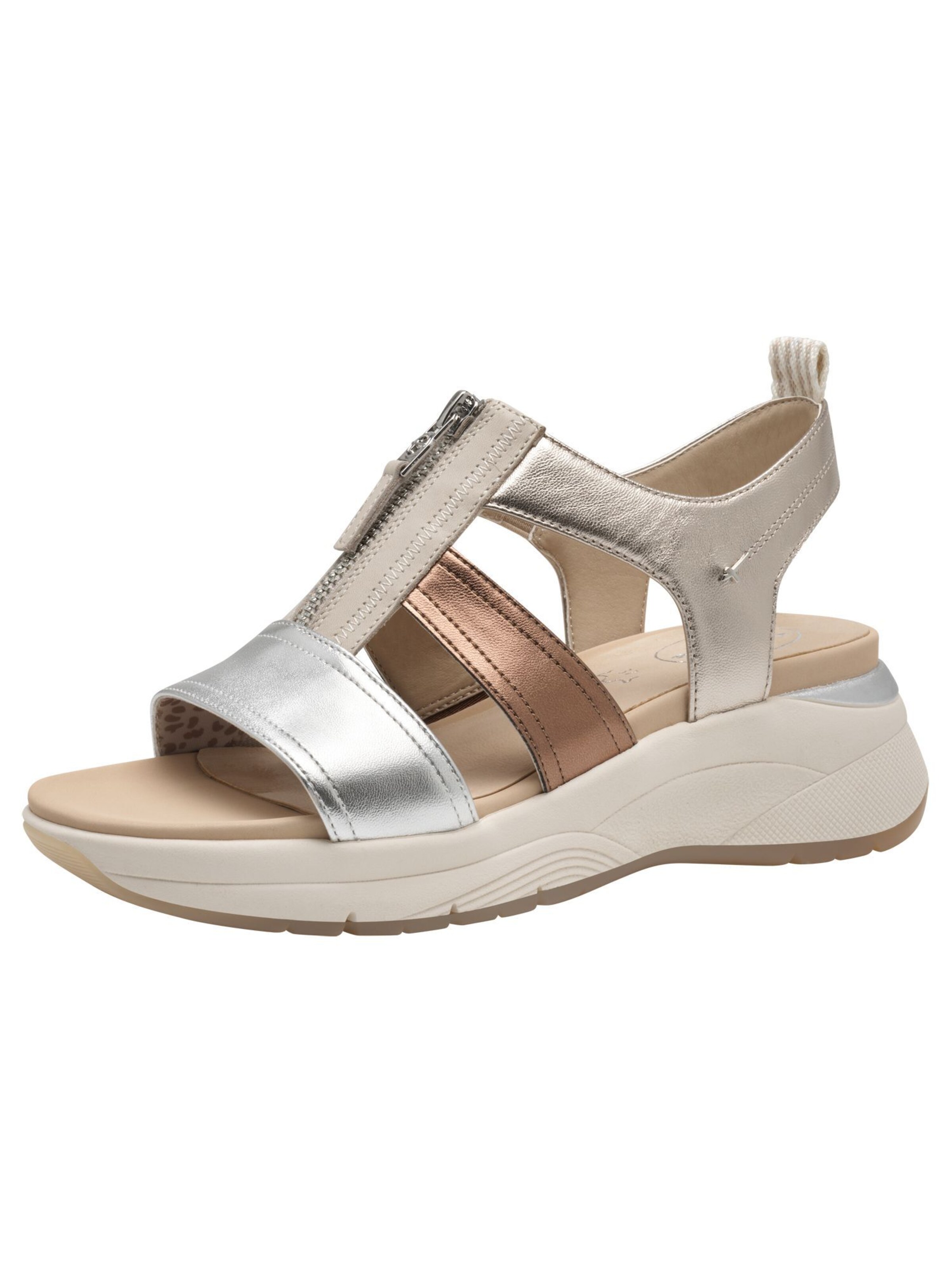 Sandales Tamaris en mélange de couleurs : devant