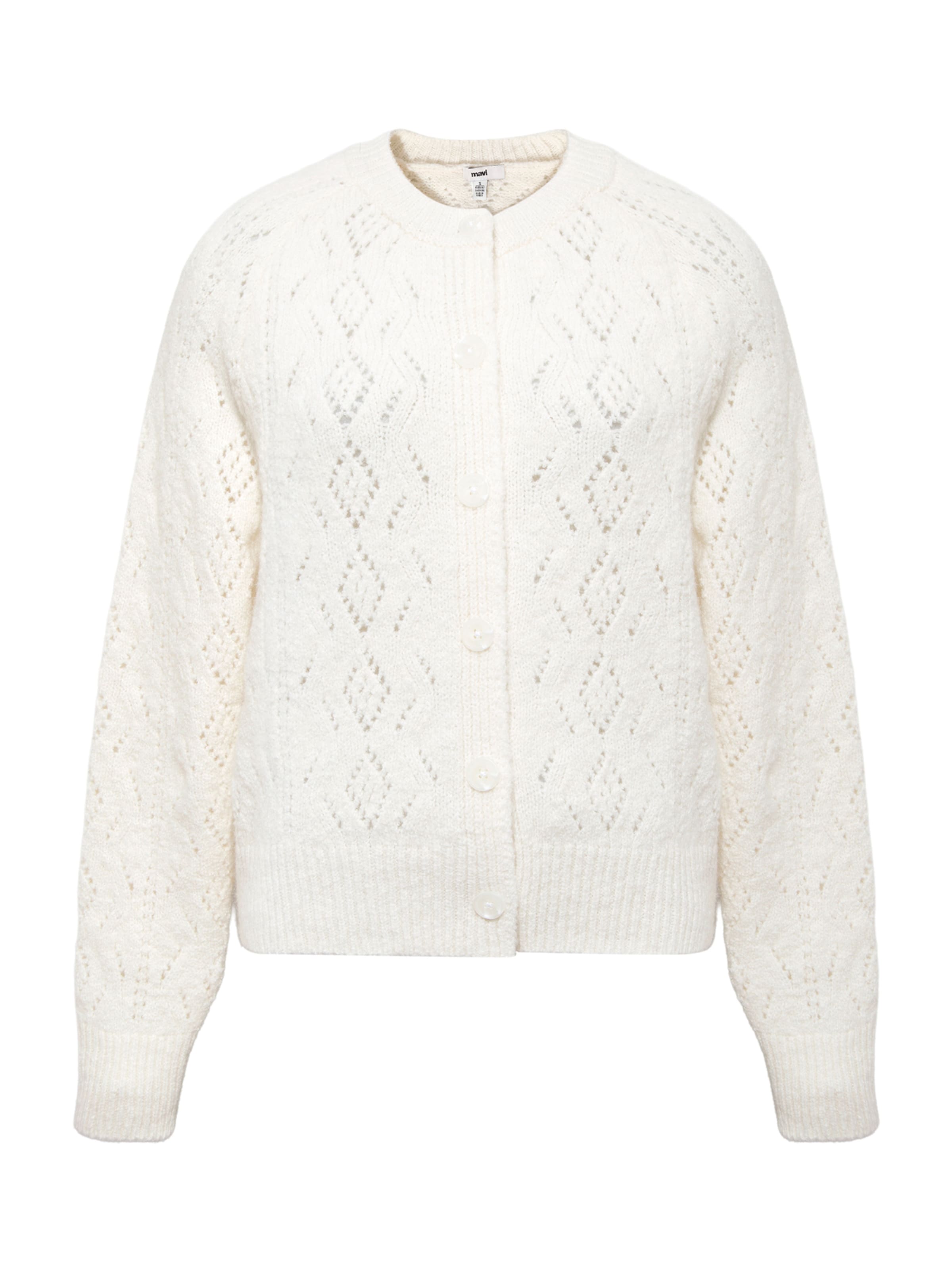 Mavi Kampsun, värv valge: eest vaates