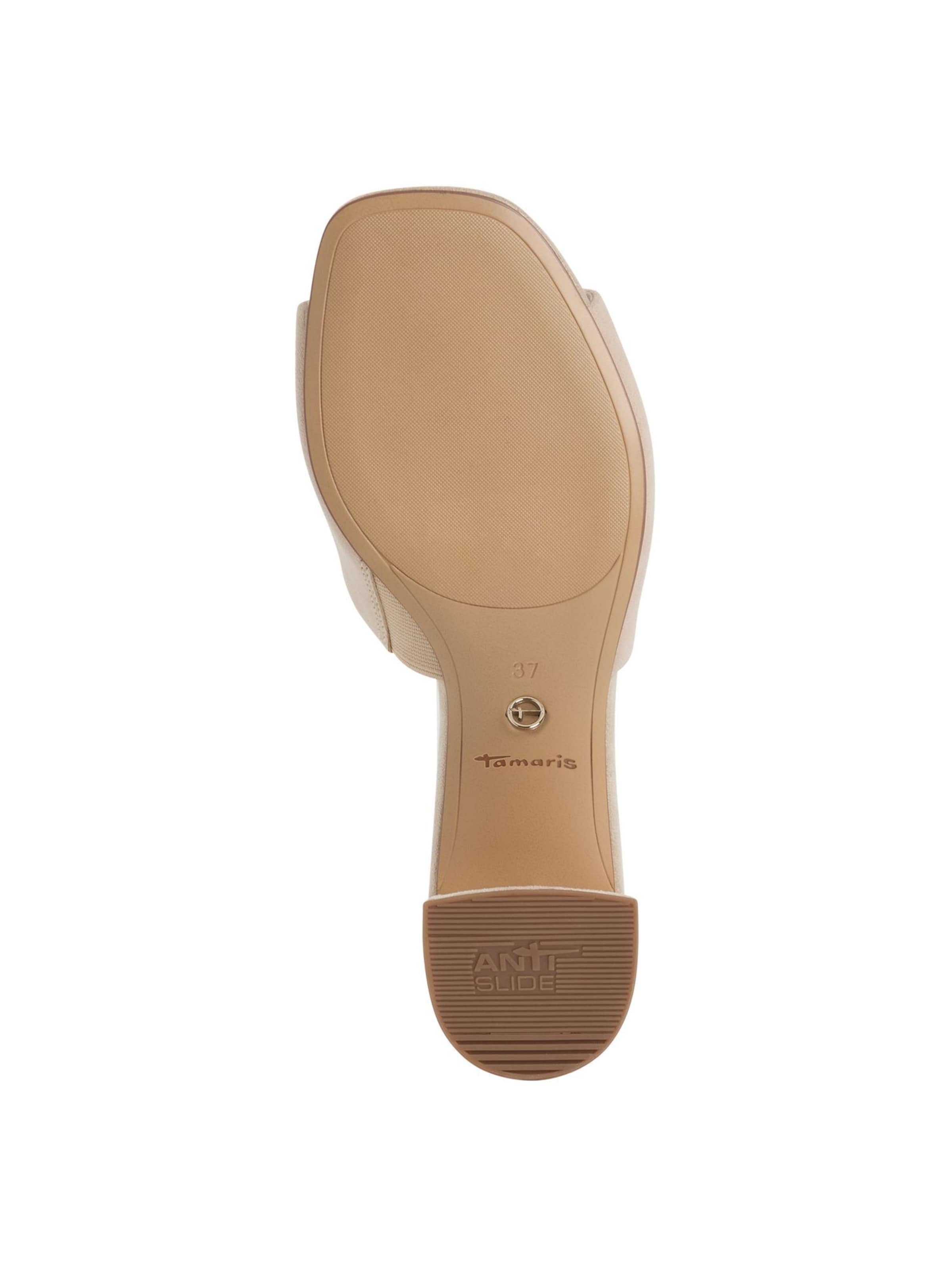 Tamaris Mules in Beige