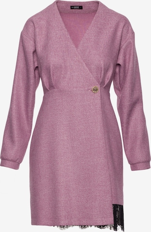 Rochie 'Sukienka tweedowa z koronką' de la made of emotion pe roz: față