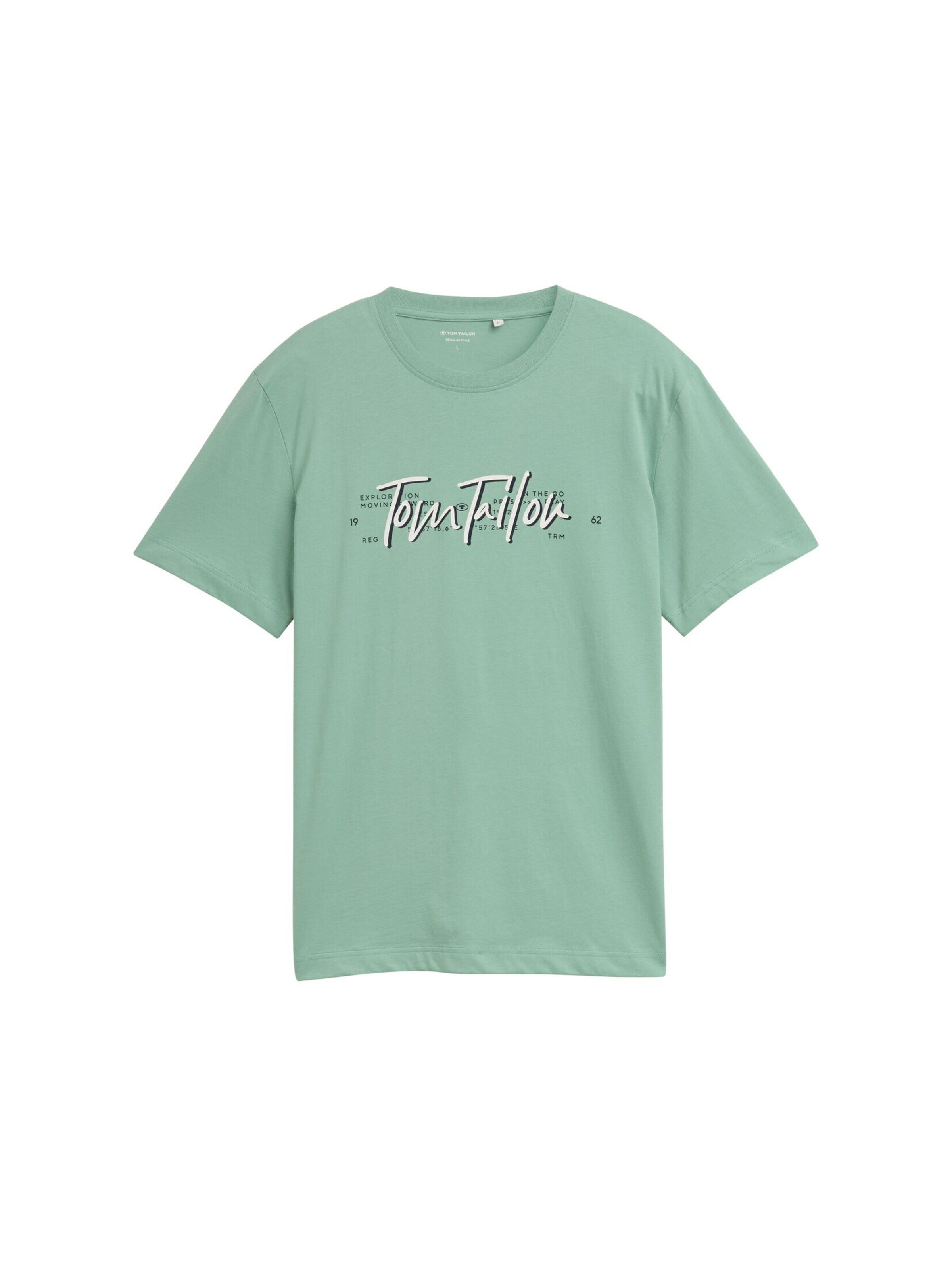 TOM TAILOR Shirt in Green: front