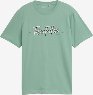 TOM TAILOR Shirt in Green: front