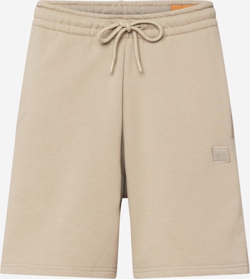 ALPHA INDUSTRIES - regular Pantalón 'Essentials' en beige: frente