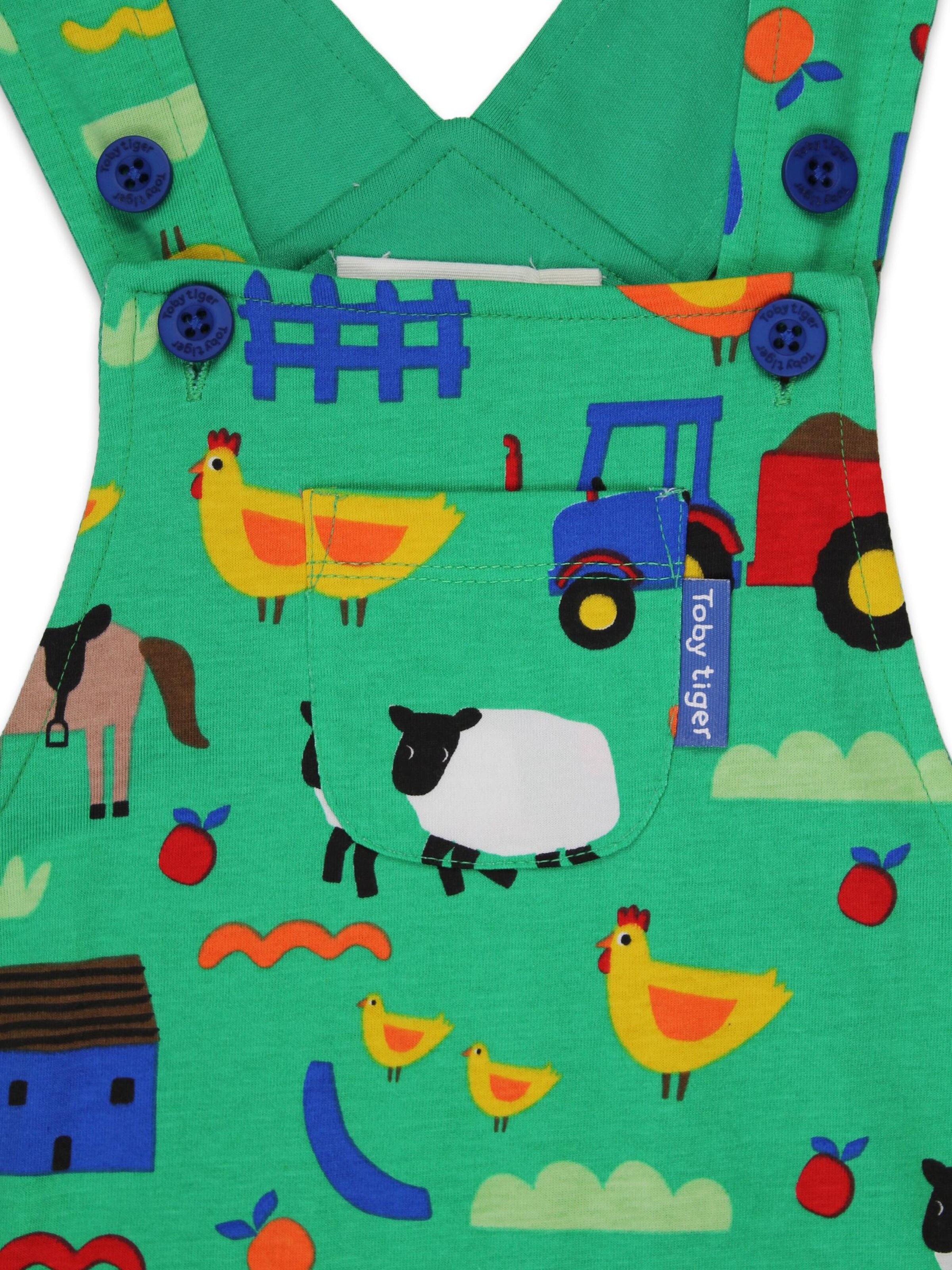 Toby Tiger Regular Overalls in Green