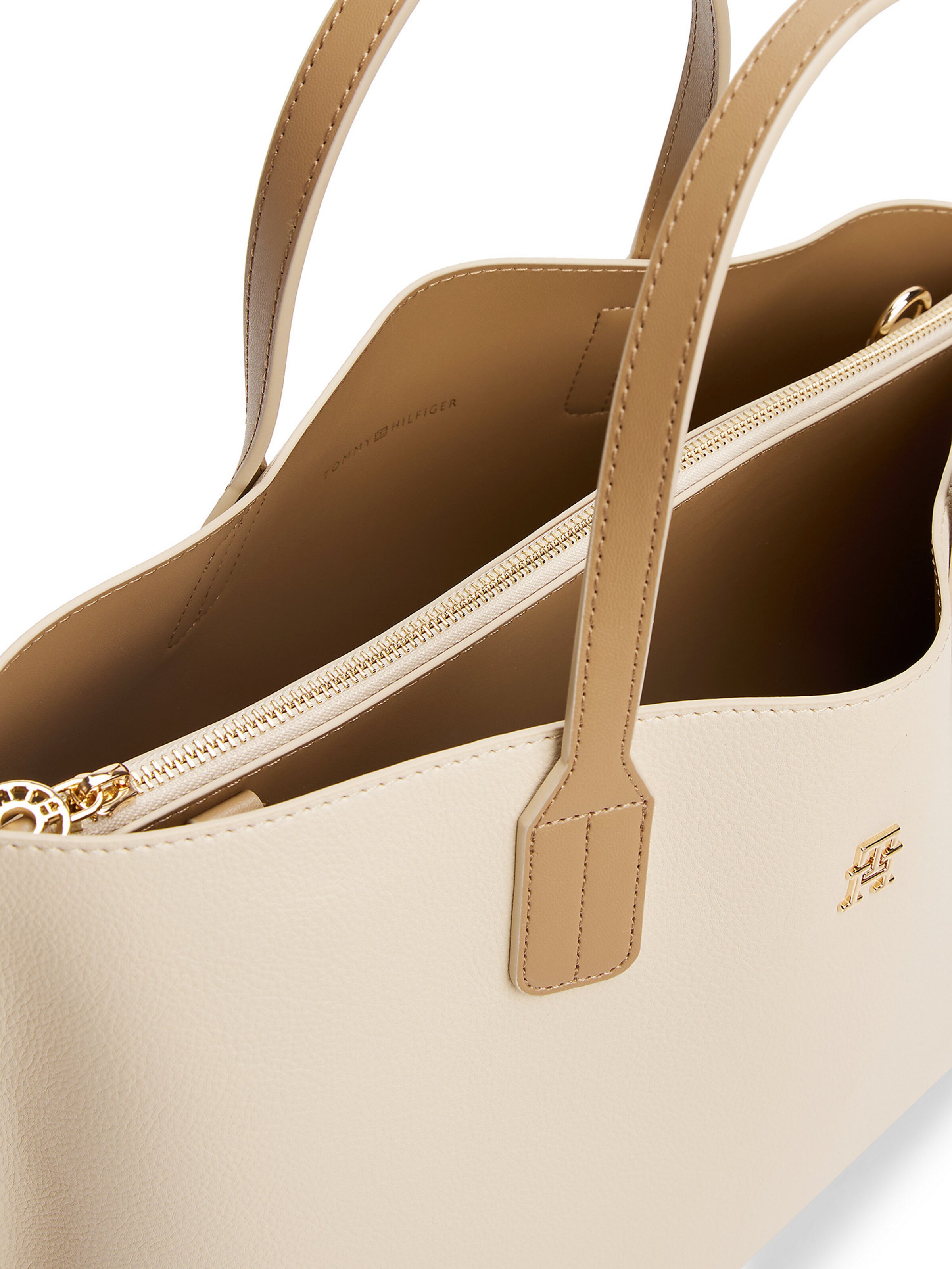 TOMMY HILFIGER Handtas in Beige
