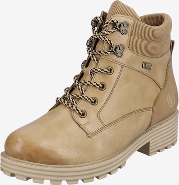 REMONTE Lace-Up Ankle Boots in Brown: front