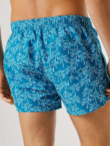 Shorts de bain ' Dotted Palms' Pepe Jeans en bleu