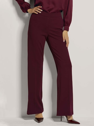 MADELEINE Wide Leg Hose in Rot