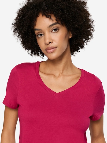 Hanro Shirt ' Sleep & Lounge ' in Pink