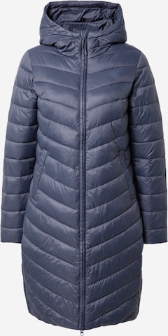 4F Outdoorový kabát – modrá: přední strana