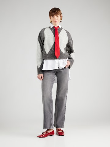 SELECTED Wide leg Jeans 'SLFBEA-KORI' in Grijs