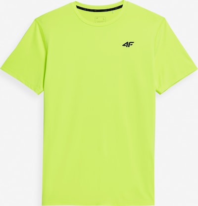 4F Camiseta funcional en verde neón / negro, Vista del producto
