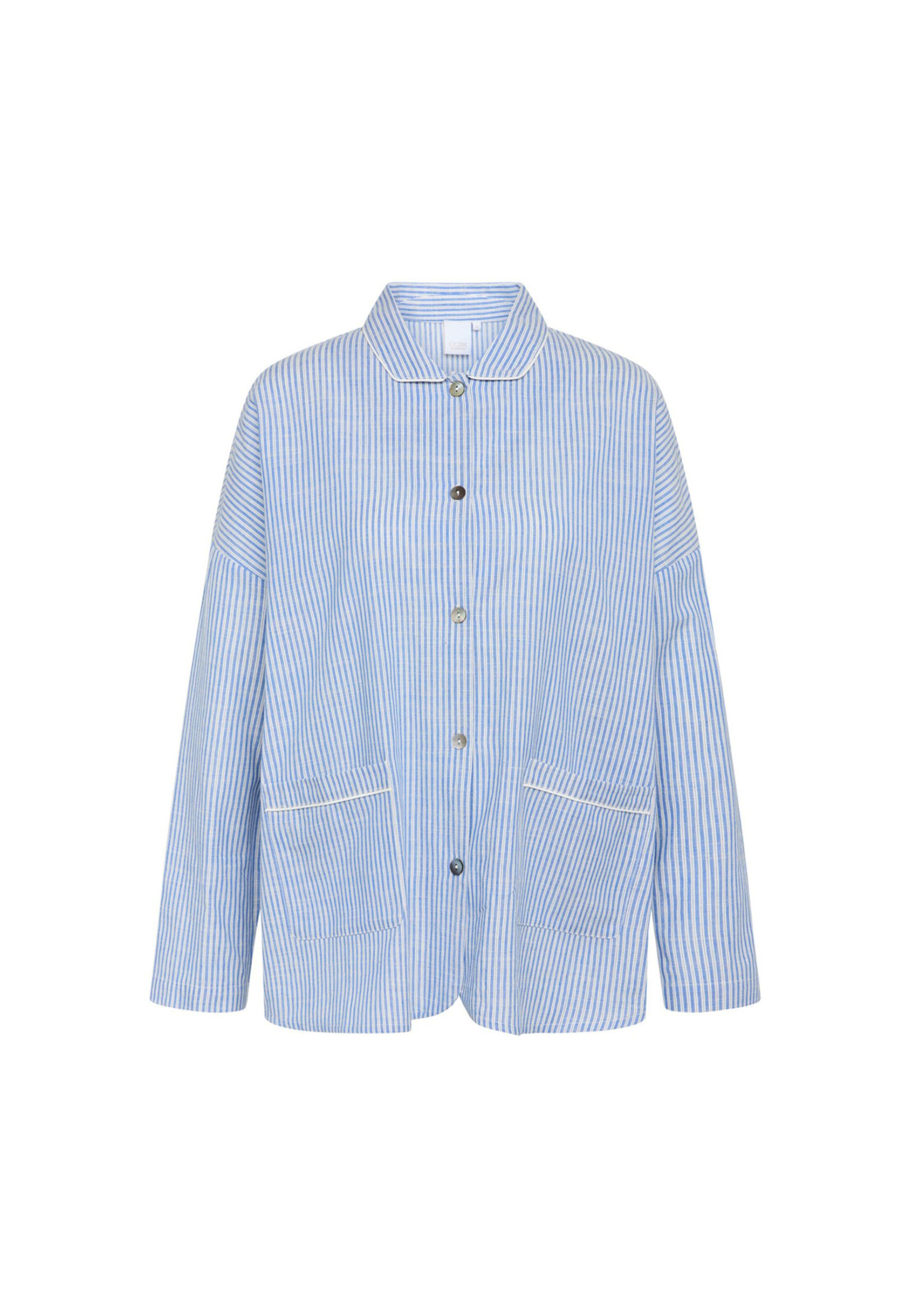Chemise de nuit 'Amanda' CC DK en bleu : devant