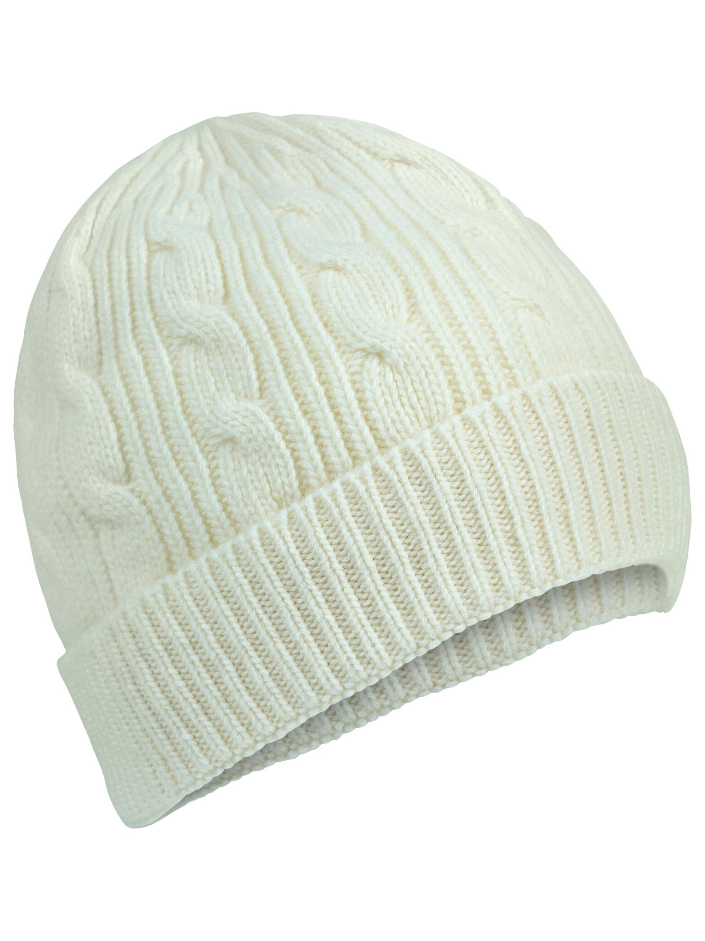 FALKE Mütze‌‌‌‌‌‌‌‌ in Beige: Vorderseite