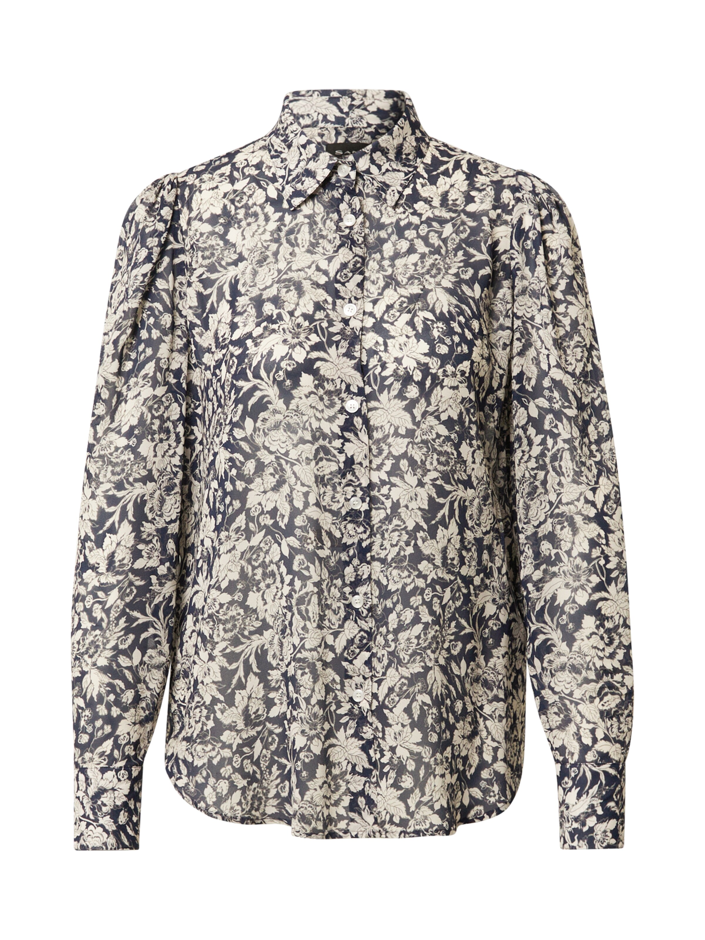 Frauen Blusen & Tuniken SAND COPENHAGEN Bluse 'Latia' in Dunkelblau - DS57241 Frauen Blusen & Tuniken SAND COPENHAGEN Bluse 'Latia' in Dunkelblau - DS57241