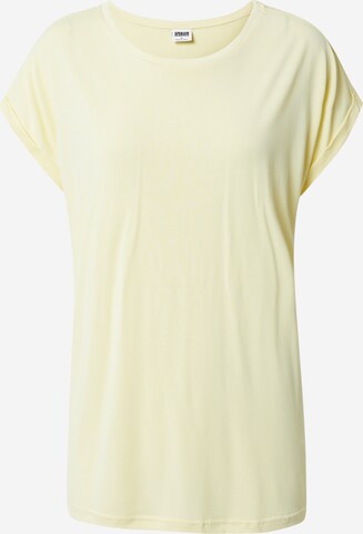 T-shirt Urban Classics en jaune : devant