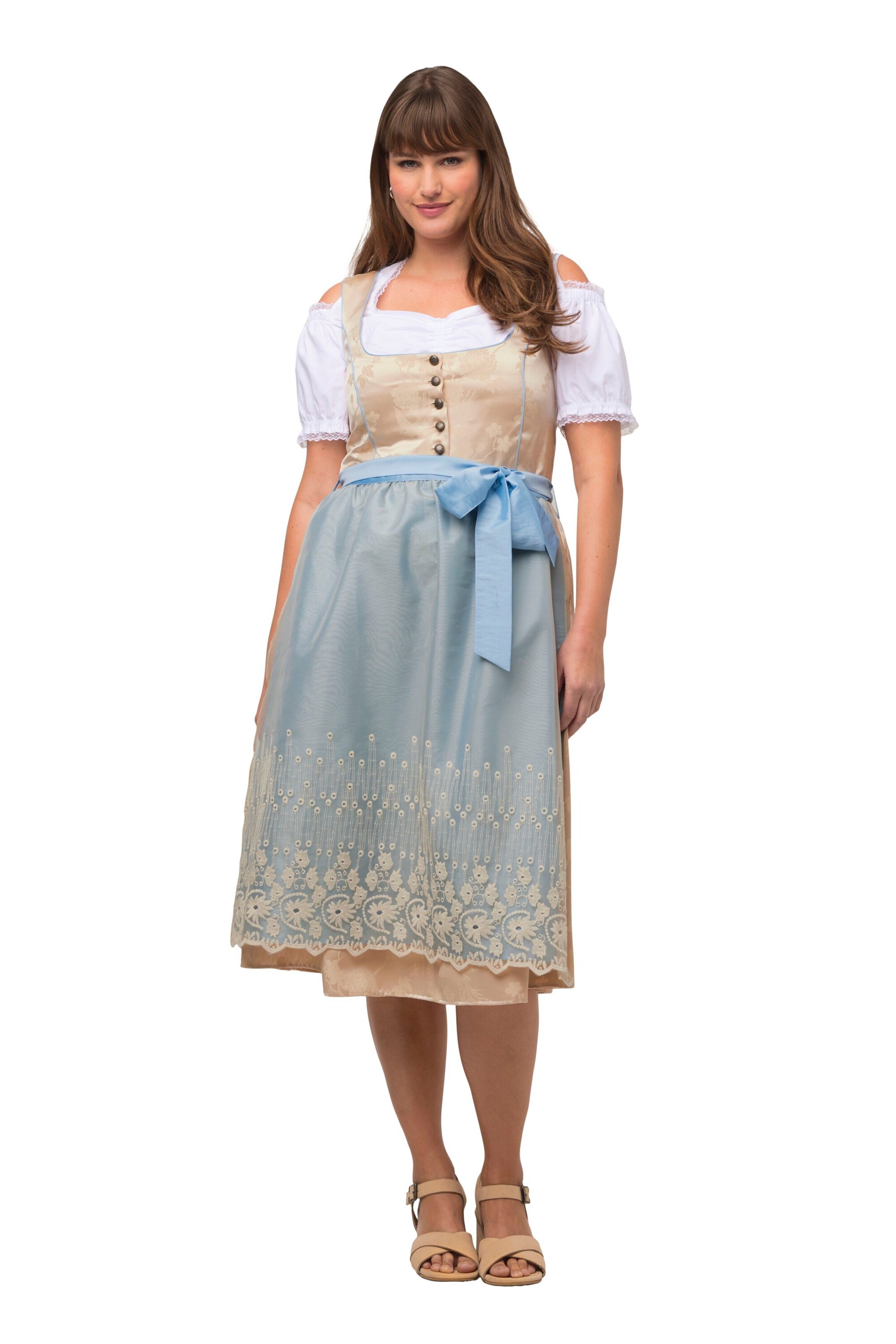 Ulla Popken Kleid in Beige