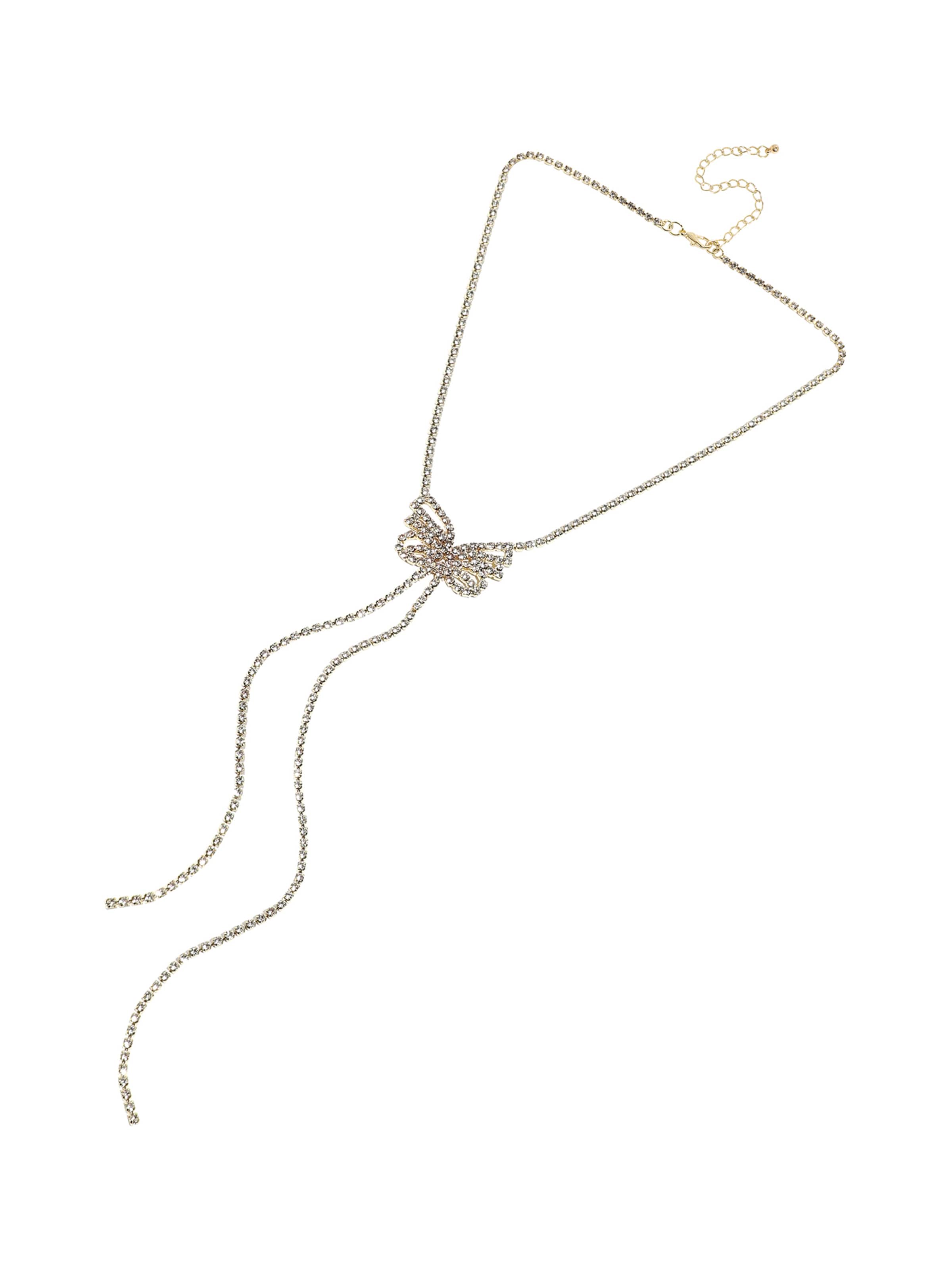 SOHI Łańcuszek ' Mooli ' w kolorze srebrny: przód