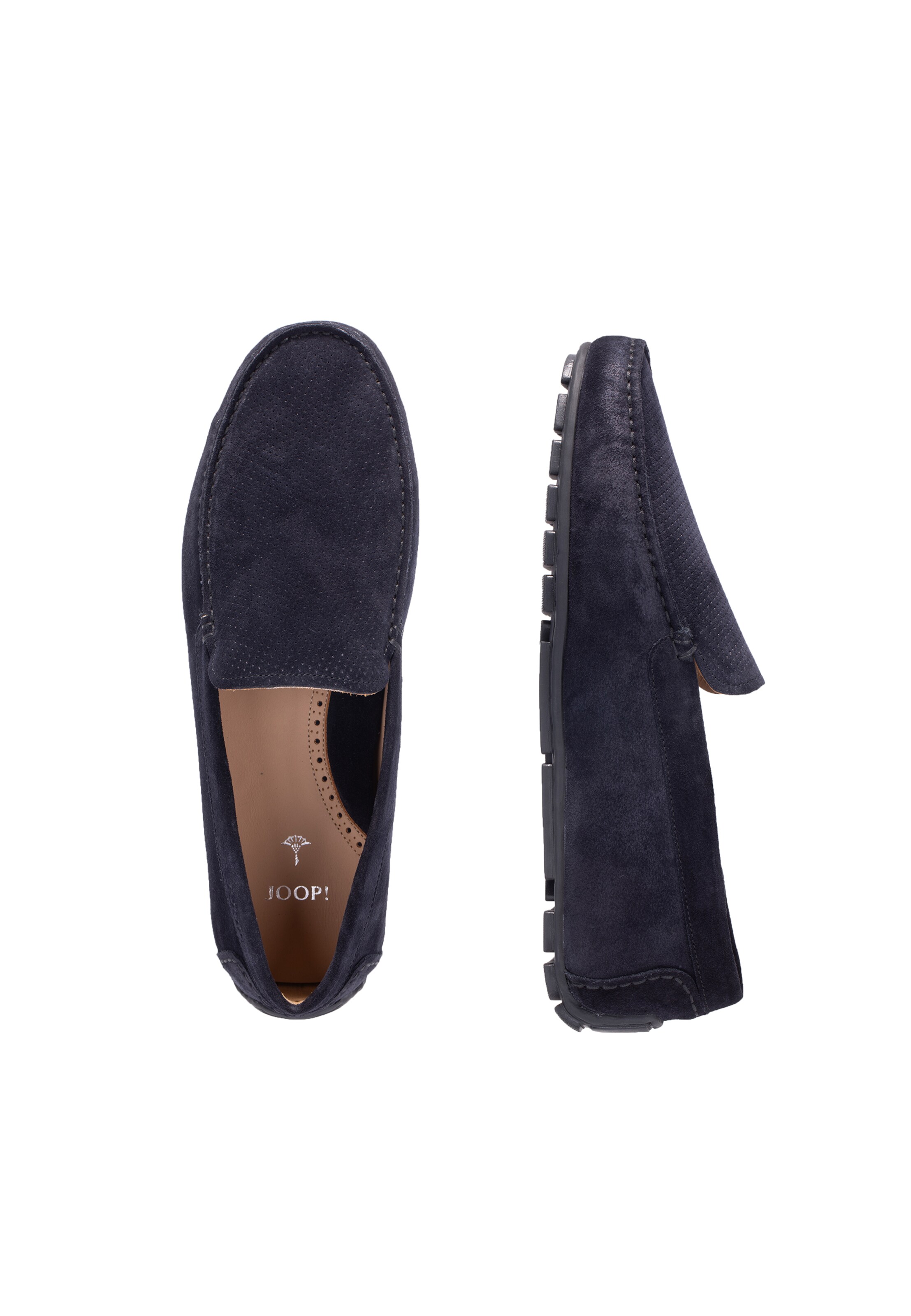 JOOP! Moccasin 'Velo Stampa Terras' in Blue