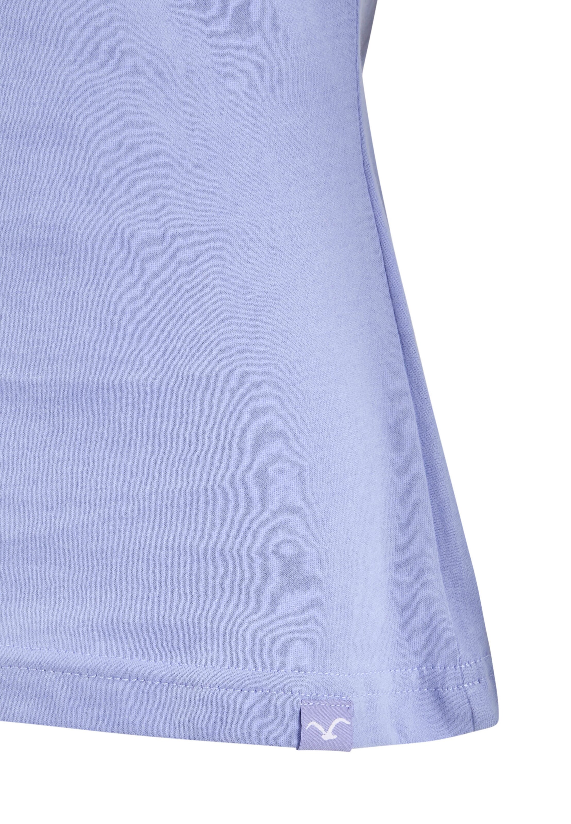 Cleptomanicx Shirt 'Slim Tee Ligull Slim' in Blue