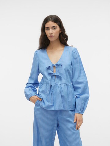 VERO MODA Blouse 'Gili' in Blauw