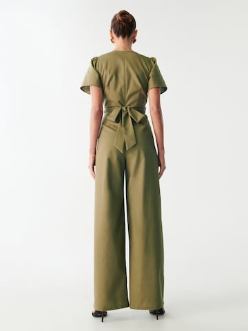 Willa Jumpsuit 'Riva' in Grün: Rückseite