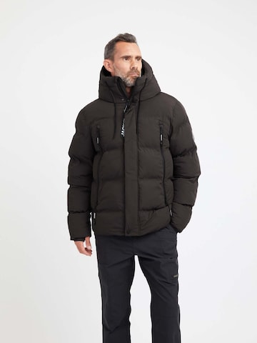 JACK1T Winter jacket 'Supremo Frontier' in Brown: front