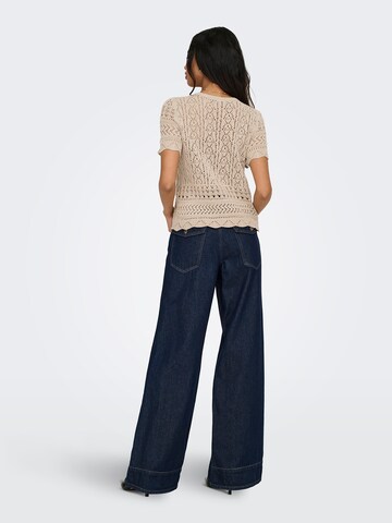 Pull-over 'ONLELKE' ONLY en beige