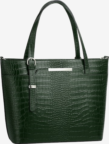 Cluty Handbag in Green: front
