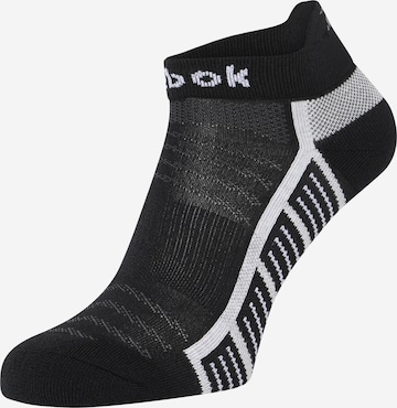 Chaussettes de sport Reebok en noir : devant