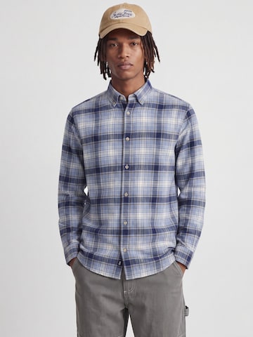 JACK & JONES Regular Fit Hemd 'JPRBluharvey' in Blau: Vorderseite